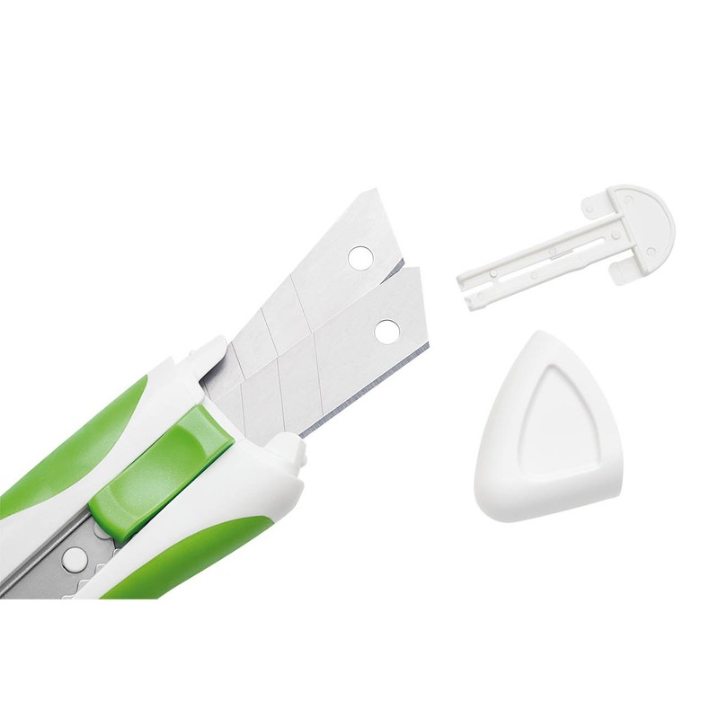 Wedo 78 92109 9 mm Comfortline Soft Cutter - White/Green