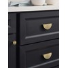 JIASENBAO 10 Pack Brushed Gold Cabinet Pulls 3" Hole Center