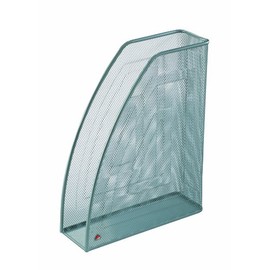 Alba Mesh Magazine Rack File Metal W76xD254xD317mm Silver Ref MESHMAGM