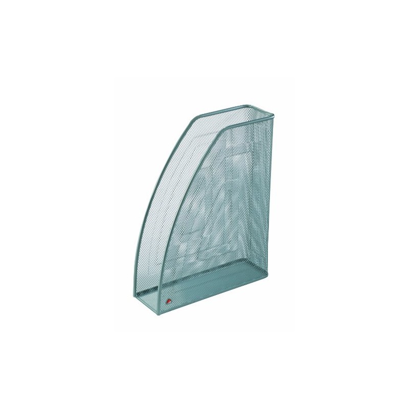 Alba Mesh Magazine Rack File Metal W76xD254xD317mm Silver Ref MESHMAGM
