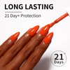 Firedeep Fall Orange Gel Nail Polish, 0.54 Fl Oz Large