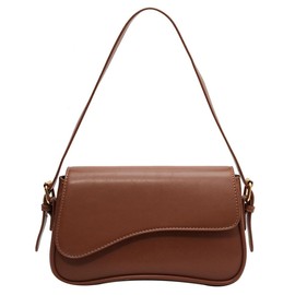 Women’s Hobo Shoulder Bag Handbags Retro Evening Vegan Leather Underarm Bag Shoulder Tote Bags 2025, Brown, Medium, Hobo