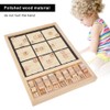 Children Wooden Number Puzzle Toy Board Game Kid Intelligence Logical