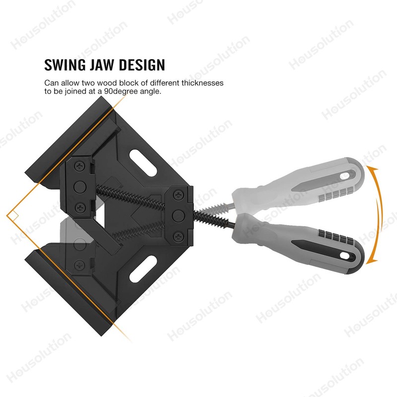 Housolution 90 Degree Corner Clamp for Carpentry Welding Right Angle