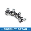 A ABSOPRO Set of 4 Motorcycle Number Plate Screw Bolts