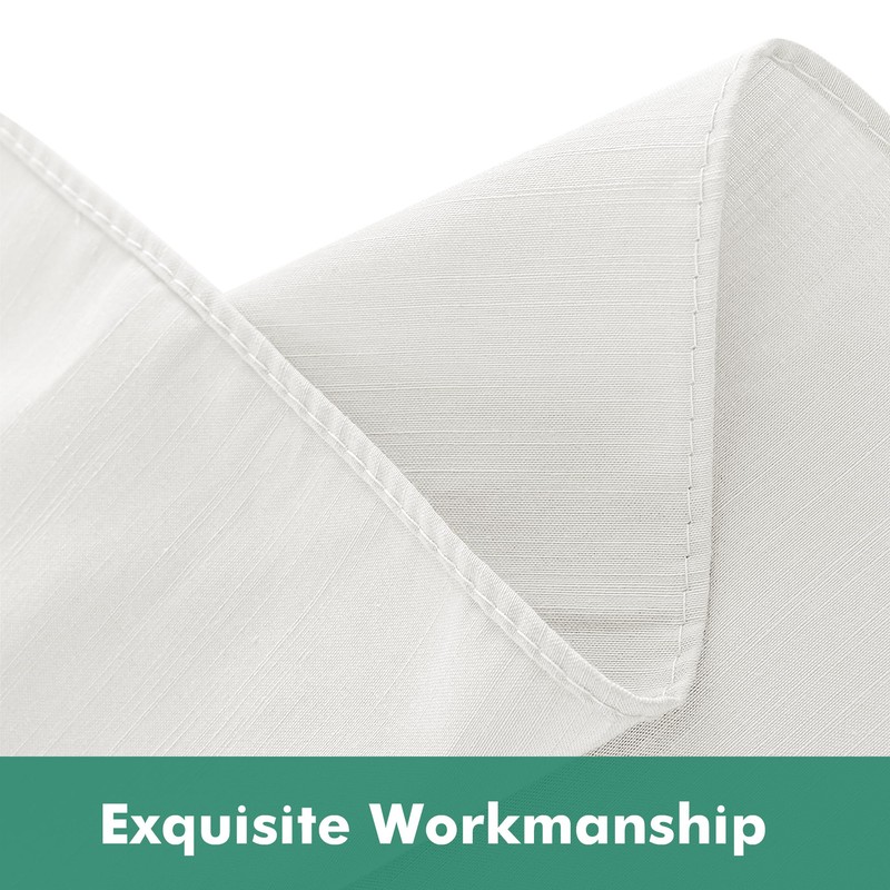 Biscaynebay Wrap Around Bed Skirts with Split Corners for Full