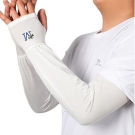 Ekieta UV Protection Over 99.9% UV Protection, UPF 50+, Instant Cooling, Arm Cover, Men's, UV Protection, Summer, Sweat Absorbent, Quick Drying, Sun Protection, Cool to Touch, Arm Cover, Plain, For