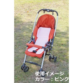 豊富 キッズ・ジュニア用寝具 <チェック柄> ブルー ほとんどの国産メーカーのチャイルドシート・ベビーカー対応 クール で ドライな 清涼 チャイルドシート パッド