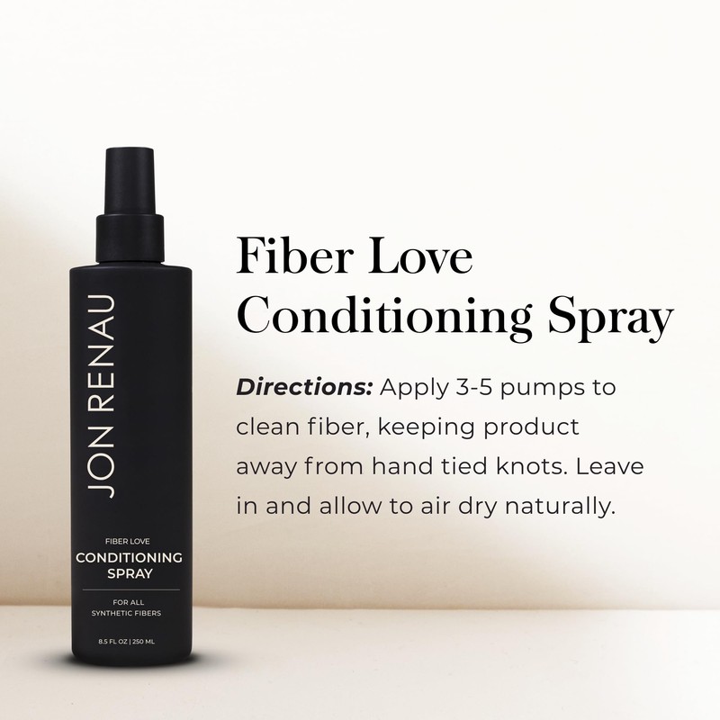 Jon Renau Fiber Love Synthetic Conditioning Spray, Leave In Conditioner