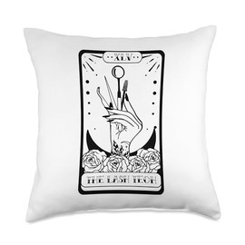 Lash Babe Lash Artist Lash Boss The Lash Tech Tarot Card Throw Pillow