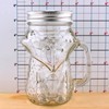 BARCONIC® FOX MASON JAR WITH LID - 16 OUNCE