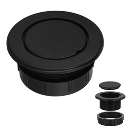 PEUTIER 3pcs Parasol Umbrella Hole Ring Plug and Cap Set, Patio Table Umbrella Hole Insert Ring for Outdoors Patio Umbrella Table Garden Deck Yard Fits 2" Patio Table Holes