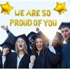 Graduation Bunting, We are So Proud of You Letter Balloons