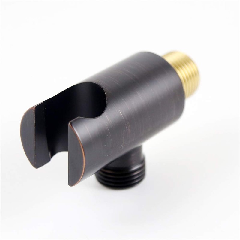 Weirun Bathroom Brass 1/2 Inch NPT Round Shower Wall Outlet