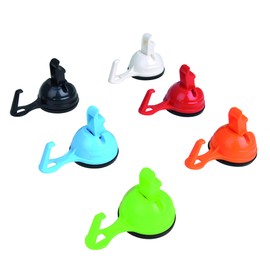 Cartrend Caravan 10219 Suction Cup Hook 4 kg for Camping, Caravan, Motorhome, Suction Hooks, Pack of 1