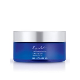 Kerstin Florian Aromatherapy Turkish Body Scrub, Gentle Exfoliating Sea Salts with Soothing Eucalyptus (11.6 fl oz)