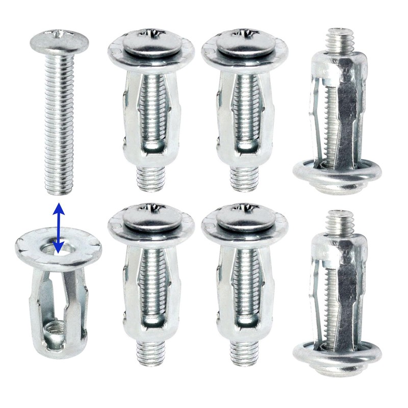 BENLIUDH 20pcs Hollow Wall Anchors for Thin Walls Heavy Duty,