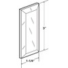 Prime-Line N 6942 3 In., Mirror Finish, Sliding Door Pull