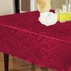 Classic Damask Printed Jacquard Tablecloth Washable Rectangle Round Runner Napkin