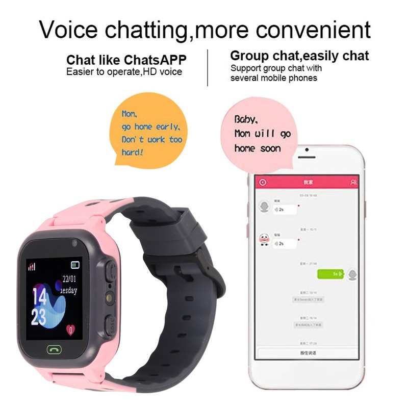 Kids Smartwatch 1.44in Color Touch Screen Children Smart Watch 2G