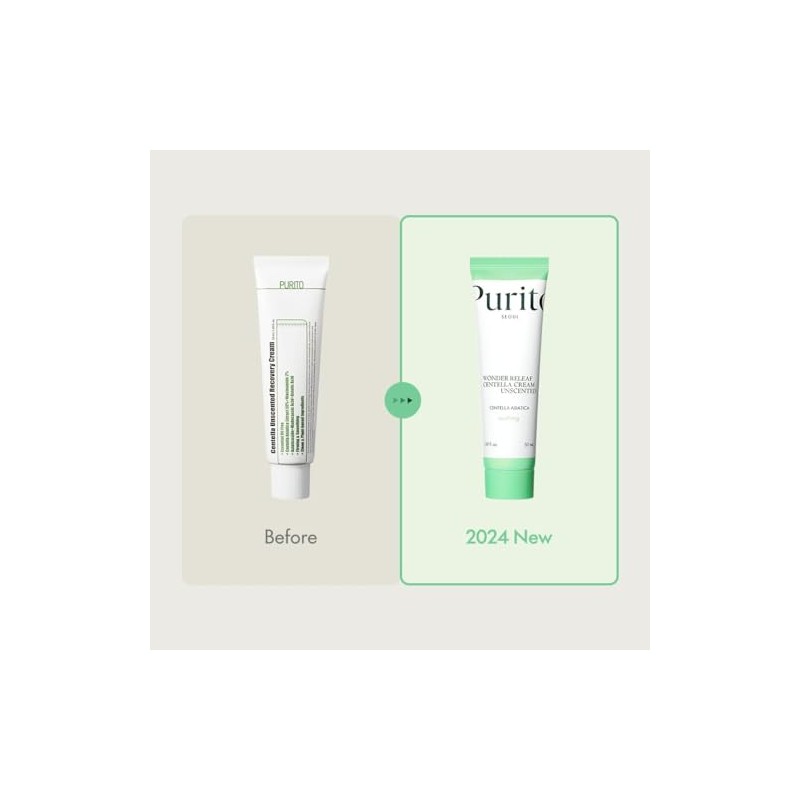 PURITO Crema Reparadora Wonder Releaf Centella Unscented 50 ml