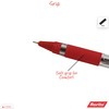5 x 0.7mm RORITO Charmer RED Ballpoint Pens Soft Grip