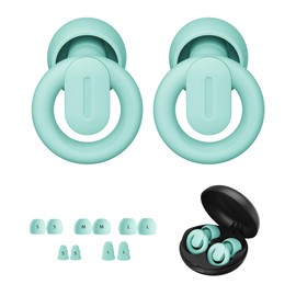 Ear Plugs for Sleeping Noise Cancelling, Reusable Earplugs for Noise Reduction, Soft Silicone Hearing Protection Ear Plugs for Sleep, Work, Noise Sensitivity, Study, Snoring, Concert 30-35dB