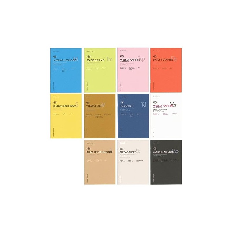 A5 WEEKLY PLANNER Function Notebook, Vertical Type LDNT