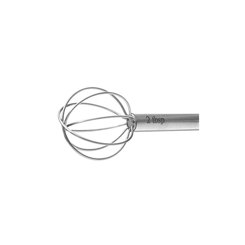 Measuring Mini Kitchen Whisk - 8" Double Headed Multi Function