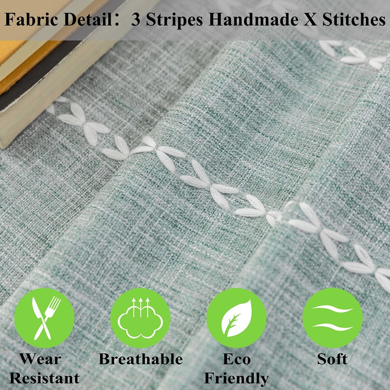 Home Brilliant Table Cloth Rectangular, Table Protector Heat-Resistant Decorative Tablecloth,