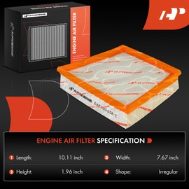 A-Premium Engine Air Filter Compatible with Jaguar F-Pace FPace 2017-2025, XF 2017-2020, XE 2017-2019 & Land Rover Range Rover Velar 2018-2025