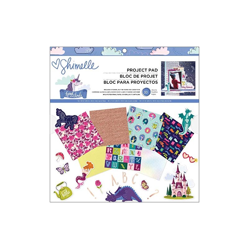 American Crafts Shimelle Head In The Clouds Project Pad 12
