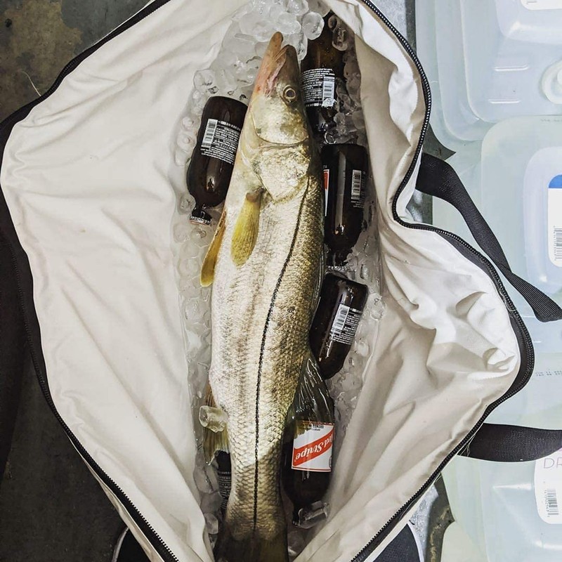 Buffalo Gear Insulated Fish Cooler Bag 48x18 Inch, Portable Fish