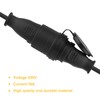Protective contact plug and earthing contact rubber coupling, without cable,