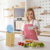 Elitequo 8 Piece Kitchen Knife Block Set with Sharpener,Dishwasher Safe,German