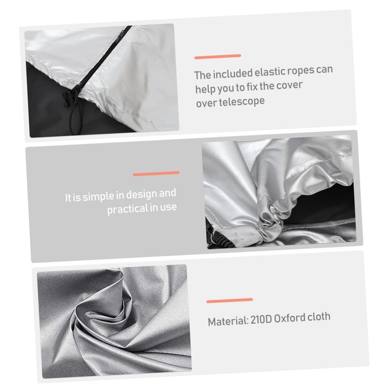KOMBIUDA Telescope Cover Oxford with Fixing Strap Dust UV Protection