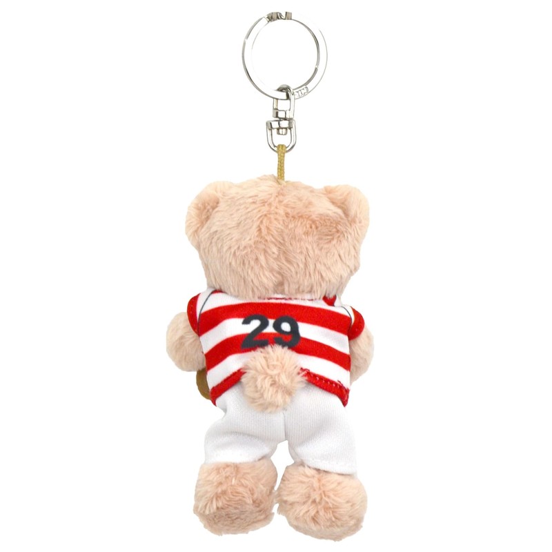 Niki Love Bear/Rugby Keychain 3.9 inches (10 cm) for Kids,