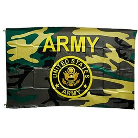 Trade Winds 3x5 U.S. Army Seal Emblem ACU Digital Camo Nylon Poly Flag 3'x5' Banner Grommets Fade Resistant Premium