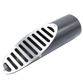 4" Angled Drain Grating Yard Drain, french drain for Sump Pump Discharge & Downspout Extensions, Yard Drain Emitter for Yard 4 inch Connection to Reduce Stagnant Water