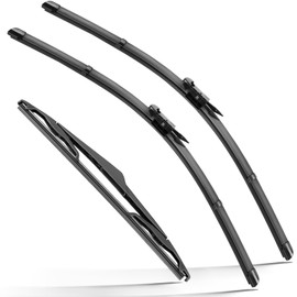 RAINTOK Windshield Wiper Blades Replacement for Ford Focus 2012 2013 2014 2015 2016 2017 2018 Original Factory Quality Front Rear Wipers Blade Set for My Car - 28" 28" 12" (Pack of 3)