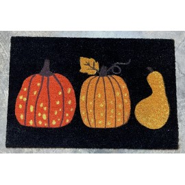 IKEA Door Mat Pumpkin Indoor/ Outdoor   2' x 2' 11"  Simhall 405.410.63  NEW