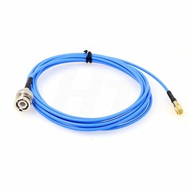 HangTon BNC to Microdot 10-32 Cable for Accelerometer Transducer Acoustic Vibration Test (8m, Straight)