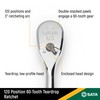 SATA ST13974 1/2-Inch Drive 120P Professional Ratchet with Teardrop Head,