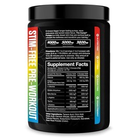 JNX SPORTS The Curse! Pump – Stim-Free Pre-Workout | Sour Candy 40 Serves | Caffeine-Free Pump Pre Workout, Non-Stim Nitric Oxide Preworkout for Men &