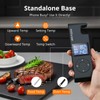 AIRMSEN Wireless Meat Thermometer with Smart LCD Display Standalone Base,