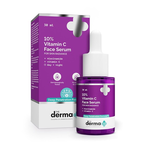 The Derma Co 10% Vitamin C Face Serum with 5%