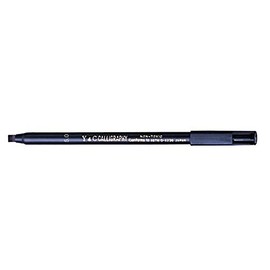 Niji Yasutomo Calligraphy Marker 5.0mm Chisel Tip, Black Ink (NSC6005A)
