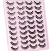 Ruairie False Eyelashes Natural Look Fluffy Wispy False Lashes Pack