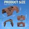 Briwooody Faux Log Fish Cave, Extra Large 19'' Tree Stump