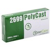 AmerCare Polycast Textured Powder Free Gloves, Medium, Case of 1000